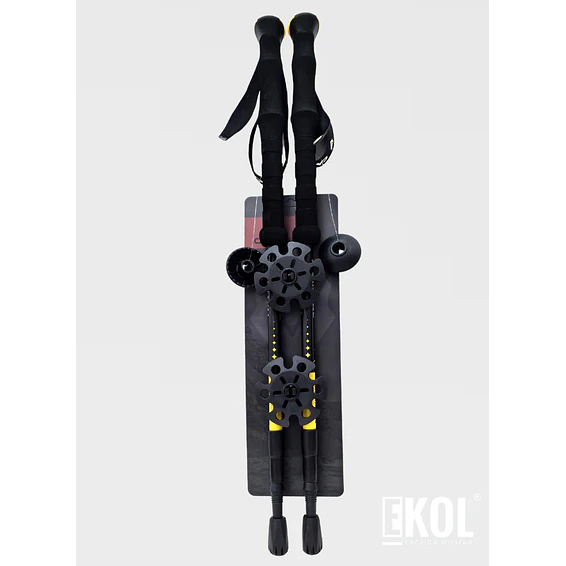 Par de Bastones Caracal Trekking Pro Ultraligeros para Senderismo y Montañismo 4