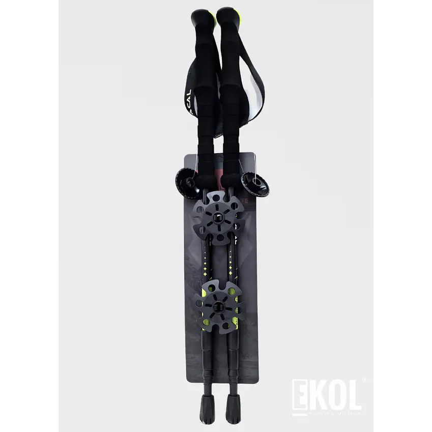 Par de Bastones Caracal Trekking Pro Ultraligeros para Senderismo y Montañismo 6