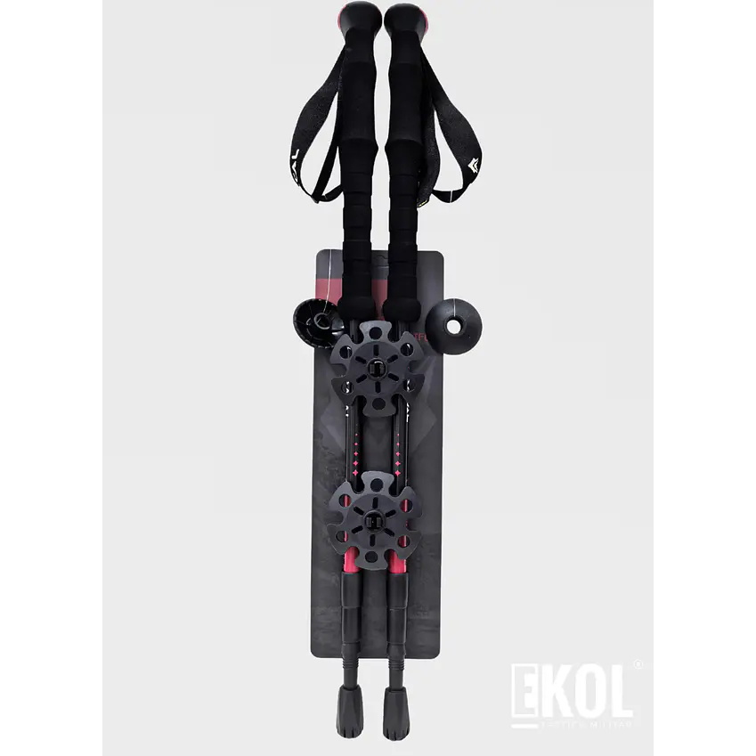 Par de Bastones Caracal Trekking Pro Ultraligeros para Senderismo y Montañismo 7