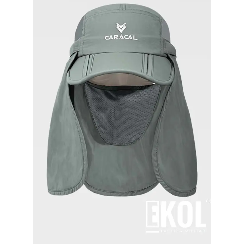 Gorro Legionario con Protector Facial y Cubrenuca Protección Solar UV 3