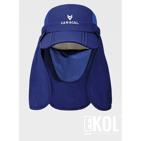 Gorro Legionario con Protector Facial y Cubrenuca Protección Solar UV 5