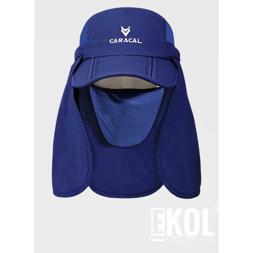 Gorro Legionario con Protector Facial y Cubrenuca Protección Solar UV 5