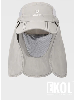 Gorro Legionario con Protector Facial y Cubrenuca Protección Solar UV