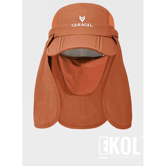 Gorro Legionario con Protector Facial y Cubrenuca Protección Solar UV 7