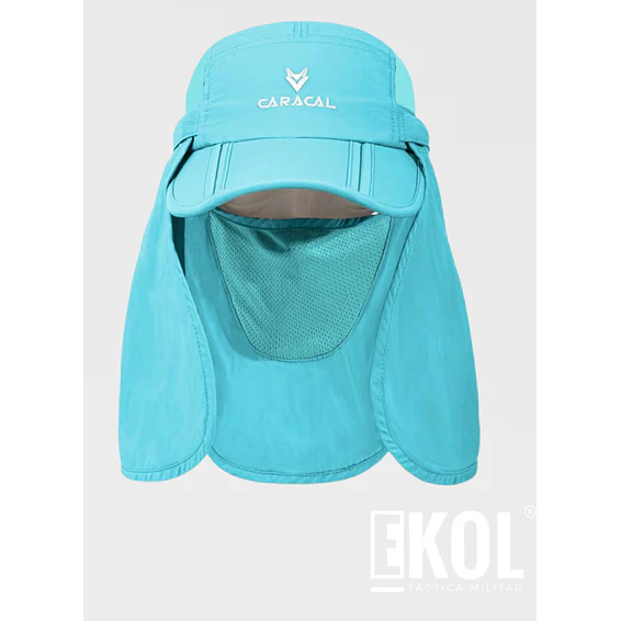 Gorro Legionario con Protector Facial y Cubrenuca Protección Solar UV 8