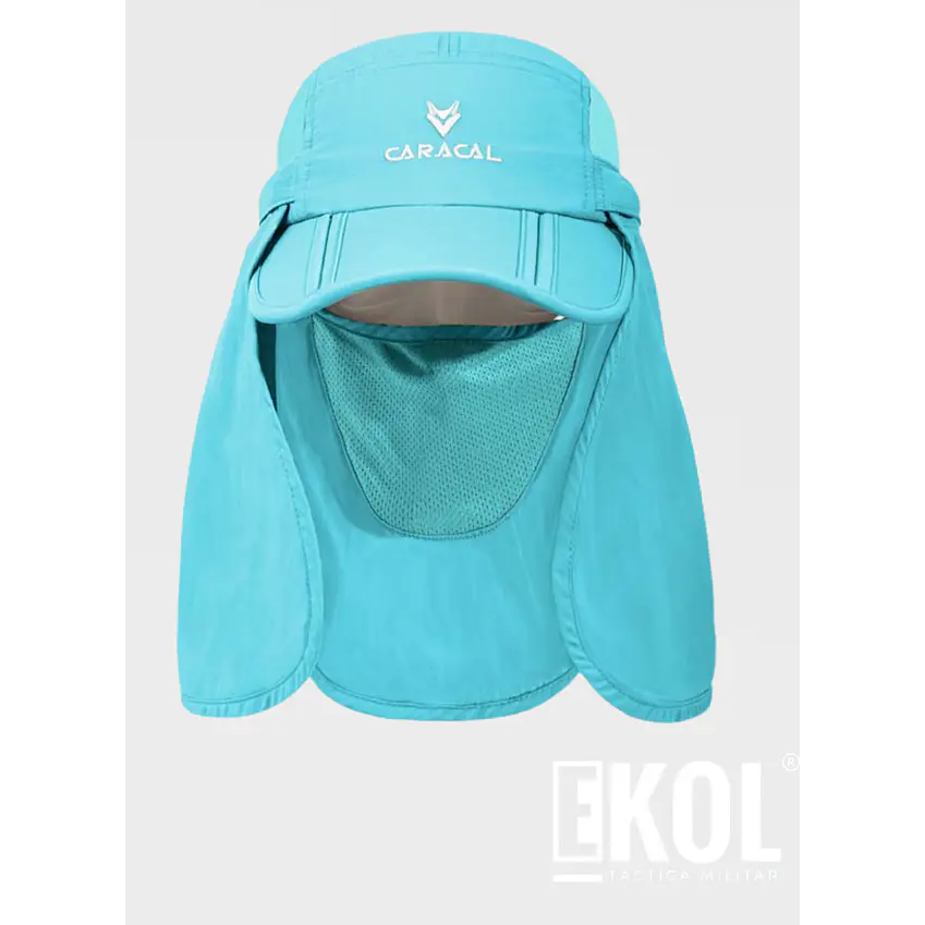 Gorro Legionario con Protector Facial y Cubrenuca Protección Solar UV 8