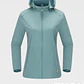 Cortaviento Mujer Caracal Ligero con Capucha Secado Rápido Running Trekking - Miniatura 4