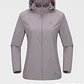 Cortaviento Mujer Caracal Ligero con Capucha Secado Rápido Running Trekking - Miniatura 6