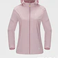 Cortaviento Mujer Caracal Ligero con Capucha Secado Rápido Running Trekking - Miniatura 1