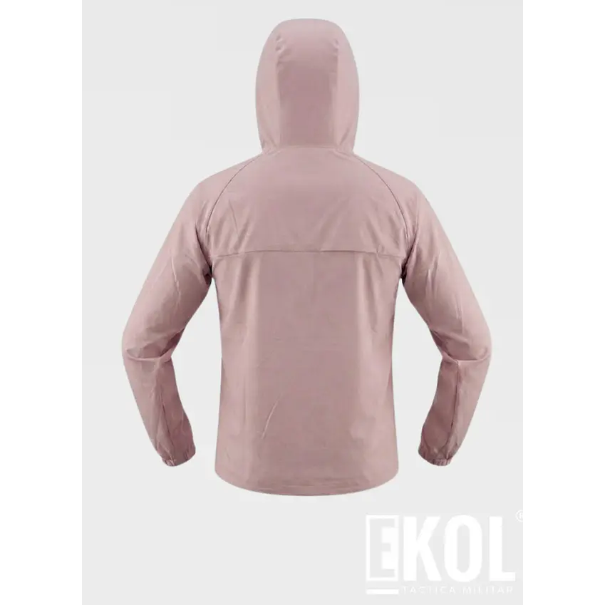 Cortaviento Mujer Caracal Ligero con Capucha Secado Rápido Running Trekking 3