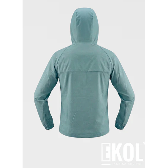 Cortaviento Mujer Caracal Ligero con Capucha Secado Rápido Running Trekking 5