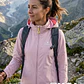 Cortaviento Mujer Caracal Ligero con Capucha Secado Rápido Running Trekking - Miniatura 2