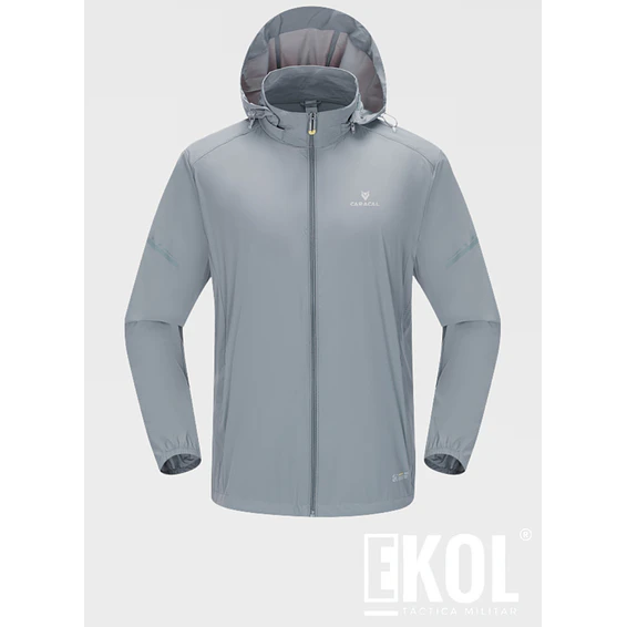 Chaqueta Cortaviento Ligera para Hombre con Capucha Transpirable y Cómoda 5