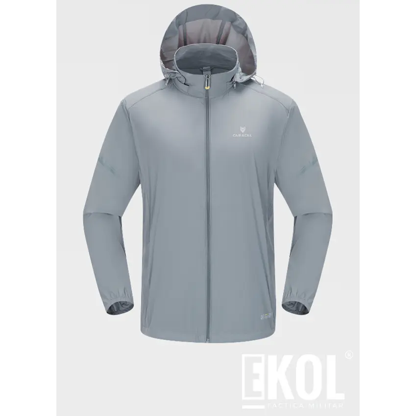 Chaqueta Cortaviento Ligera para Hombre con Capucha Transpirable y Cómoda 5