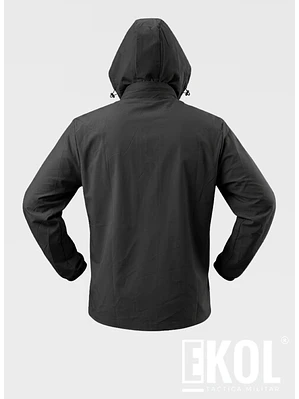 Chaqueta Cortaviento Ligera para Hombre con Capucha Transpirable y Cómoda