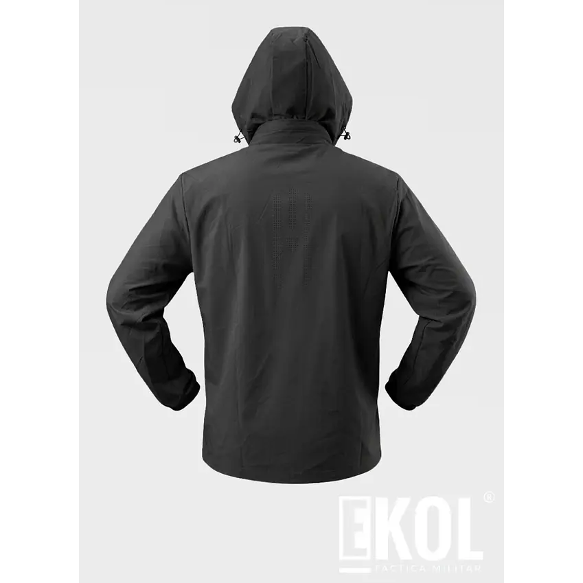 Chaqueta Cortaviento Ligera para Hombre con Capucha Transpirable y Cómoda 2