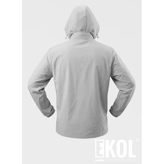 Chaqueta Cortaviento Ligera para Hombre con Capucha Transpirable y Cómoda 6