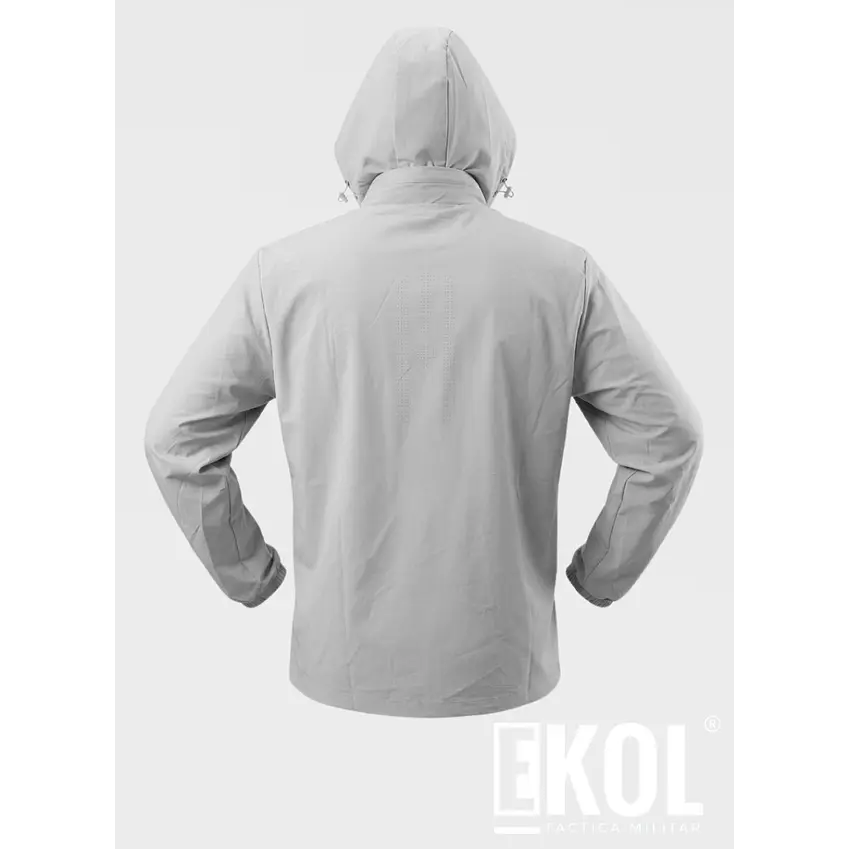 Chaqueta Cortaviento Ligera para Hombre con Capucha Transpirable y Cómoda 6