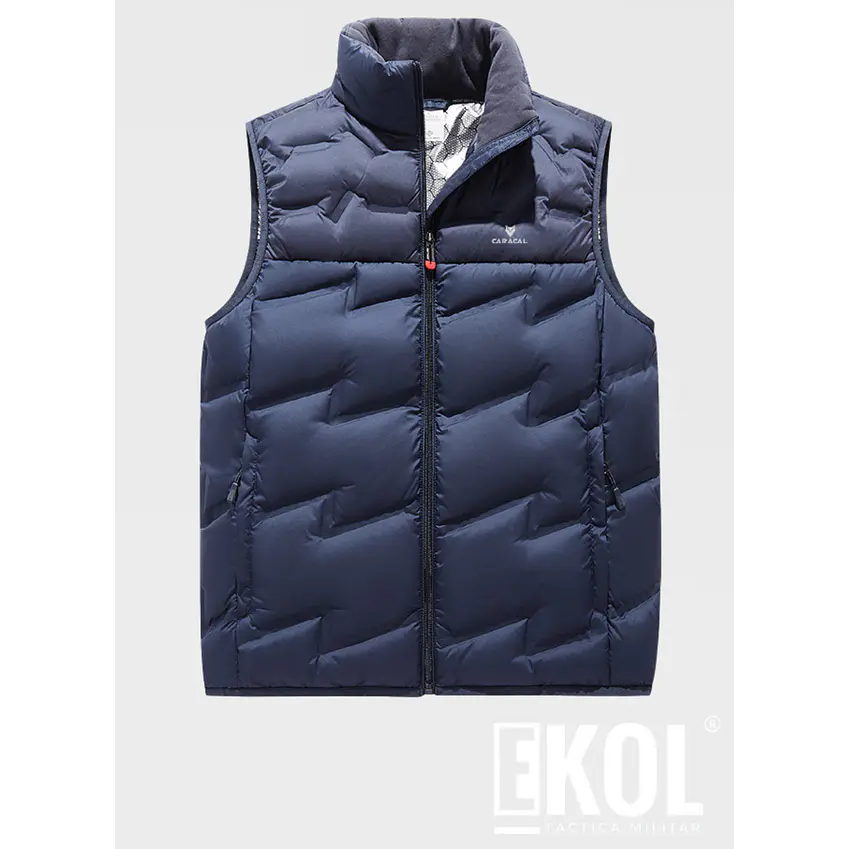 Chaleco Térmico Caracal Unicolor Cuello Alto  1