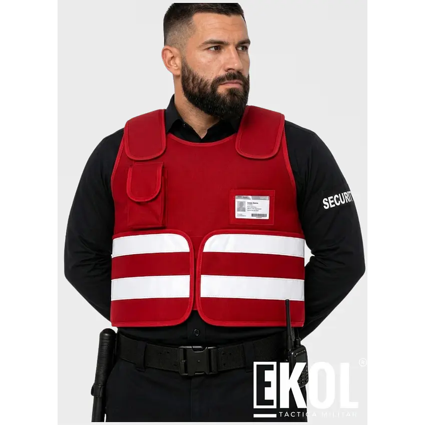 Chaleco de Seguridad Privada en Cordura con Reflectantes 3