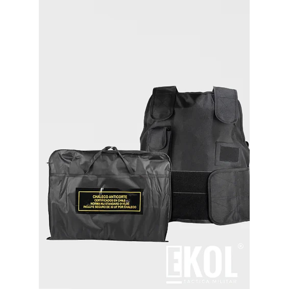 Chaleco Anticorte Certificado Nivel I Funda Premium Cordura 4