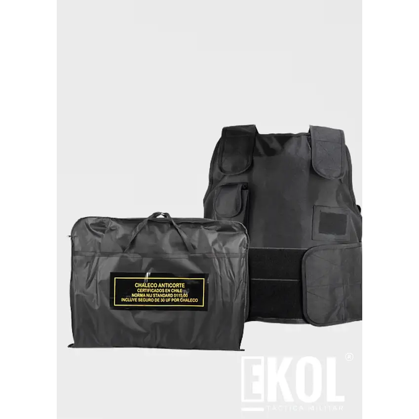 Chaleco Anticorte Certificado Nivel I Funda Premium Cordura 4