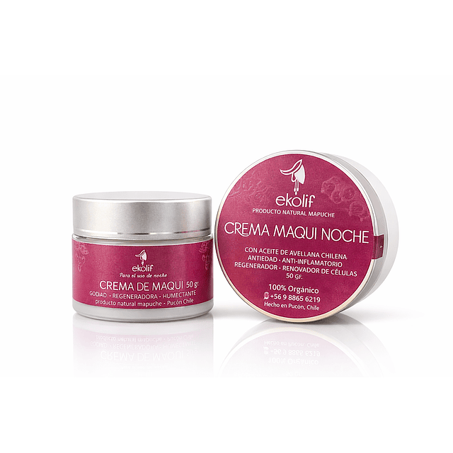 Crema Maqui Noche (Rostro y cuello)