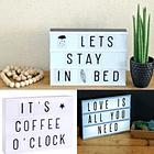 Led Light Box Lightbox A4 Blackboard Letters Emojis 4