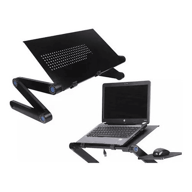 Mesa Ventilador Portátil Laptop Enfriador Multifuncional T9