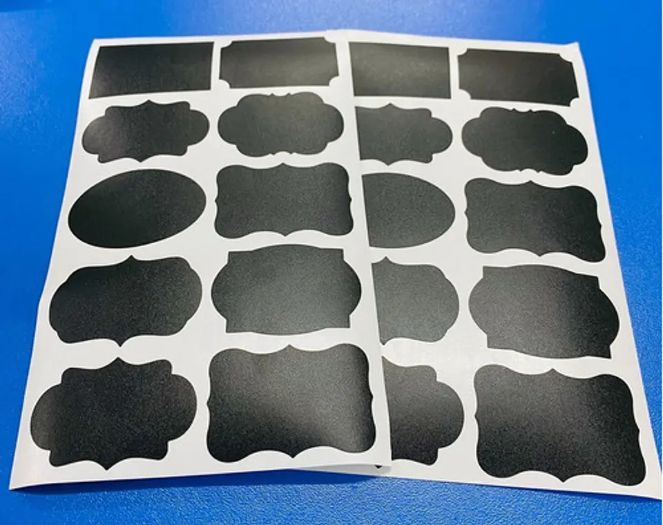 Etiquetas Stickers Vinilo Pizarron Para Frascos - Tarjeta 10 unid 2