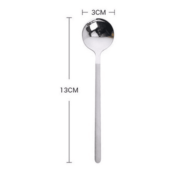 Cucharilla Café Acero Inoxidable Forma Redonda 1pc 13cm 11