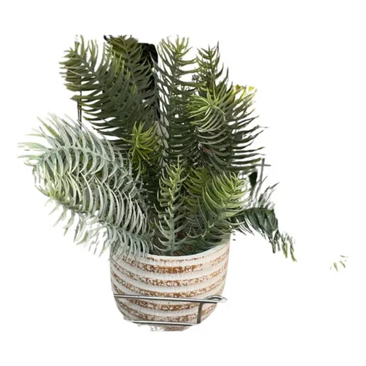 Macetero 10x13 + Planta Artificial Decorativa Living  1