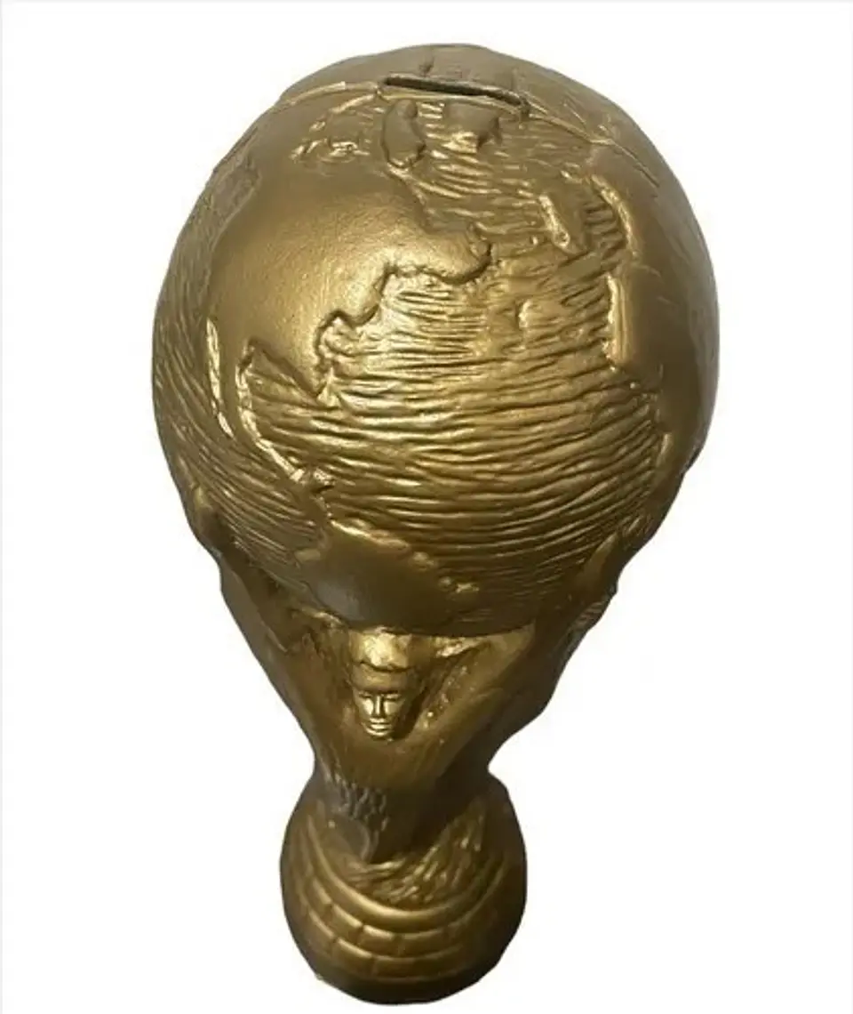 Trofeo Copa Mundial De Futbol  Tamaño Real Alcancía 2