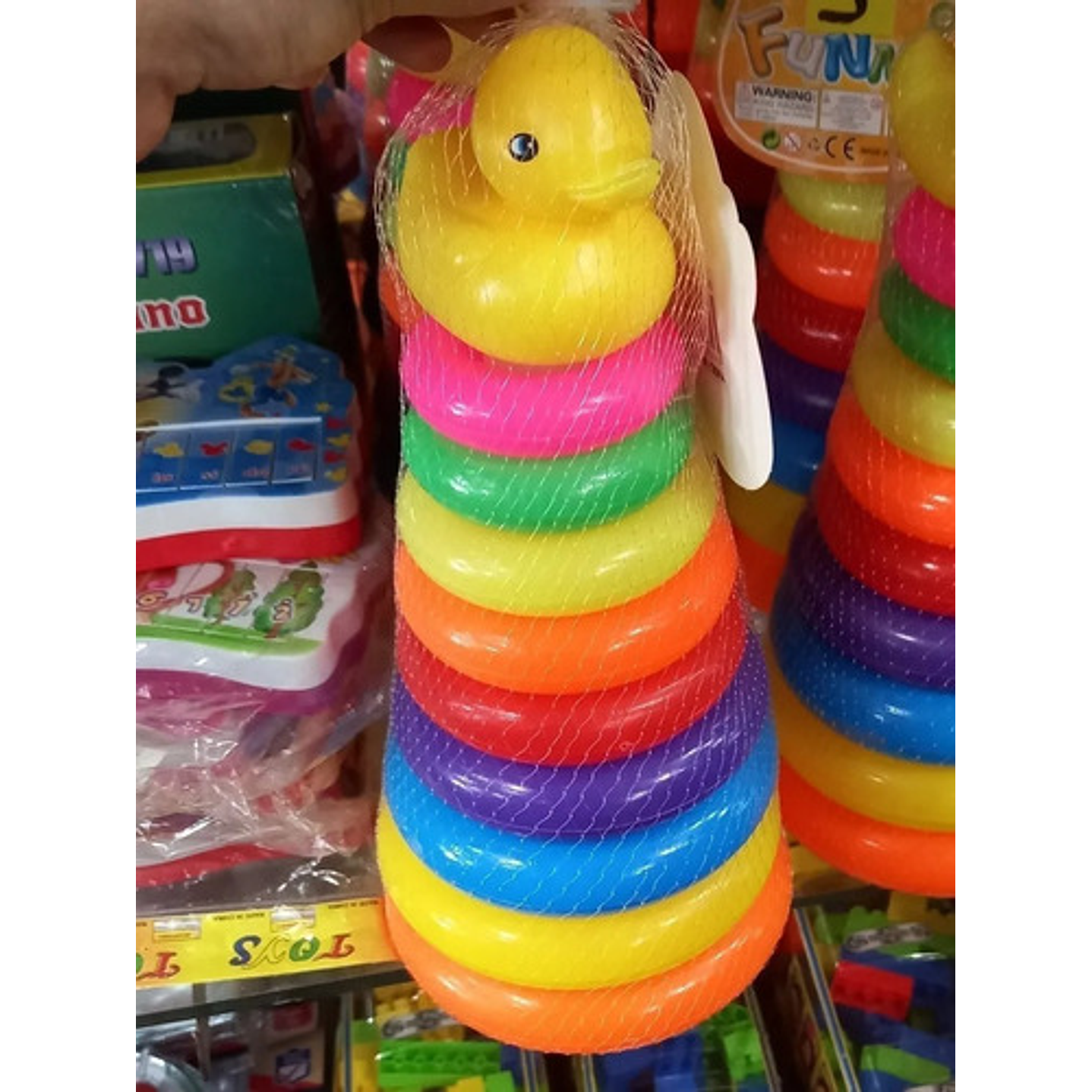 Pila De Aros De Plastico Juego Apilable Patito  2