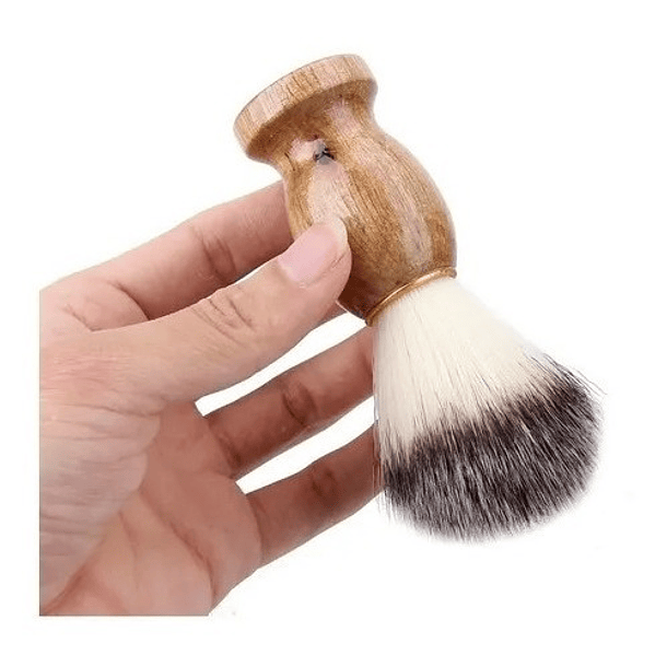 6x Brocha Hisopo De Madera Para Barba - Peluquería Barbería 3