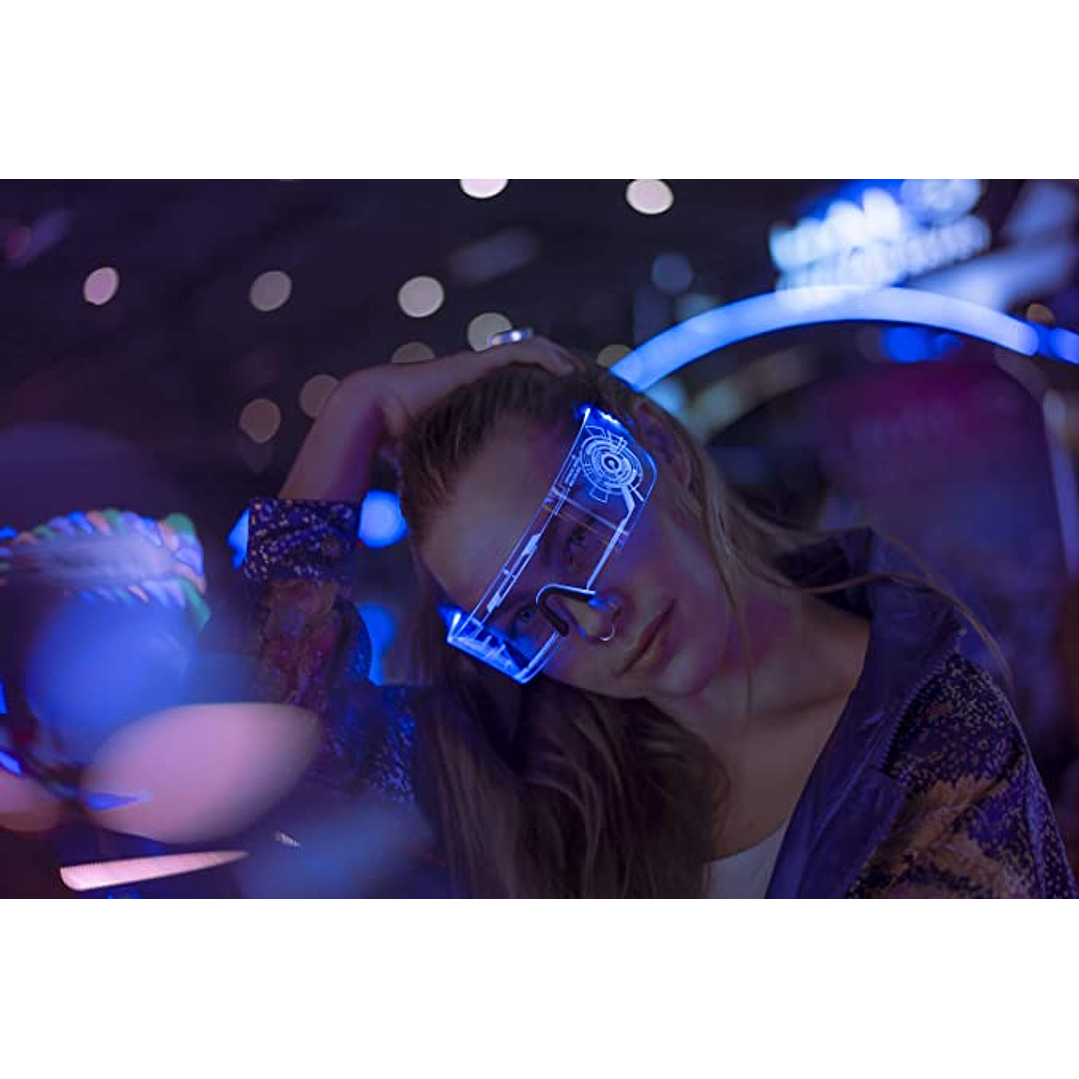 Lentes Led Para Fiestas Con Luces Gafas Luminosas 8