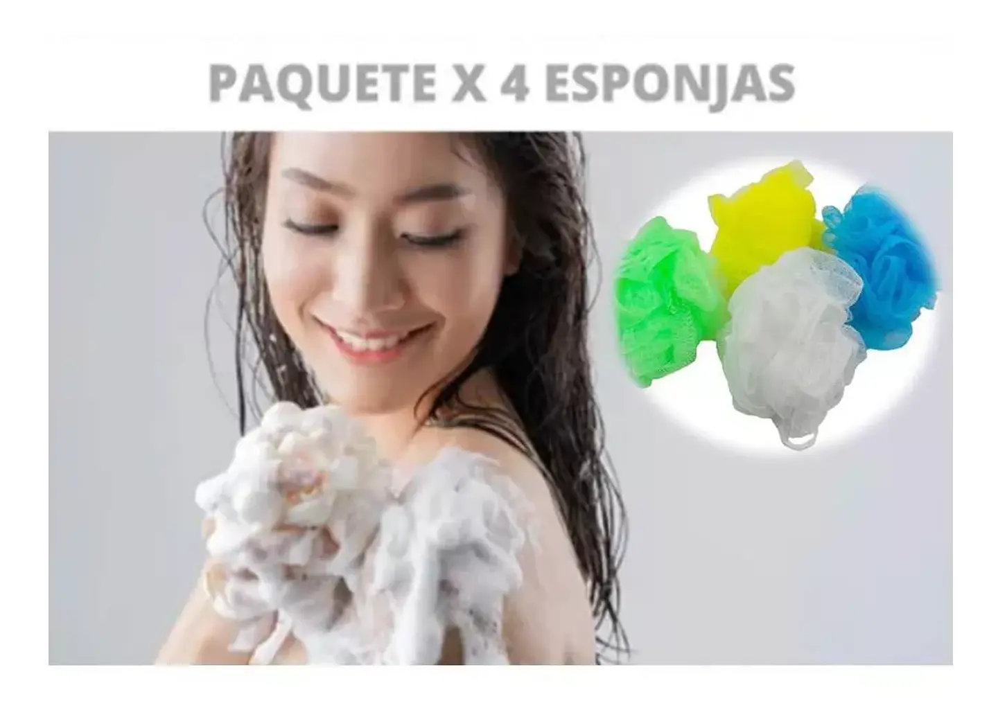 Esponja De Baño Set De 4 Pzas. 3