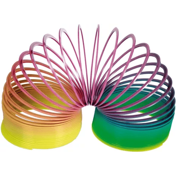 Resorte Magico Slinky Juguete Aerodinamico Antiestres 6