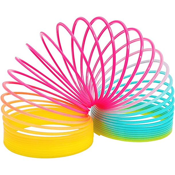 Resorte Magico Slinky Juguete Aerodinamico Antiestres 8