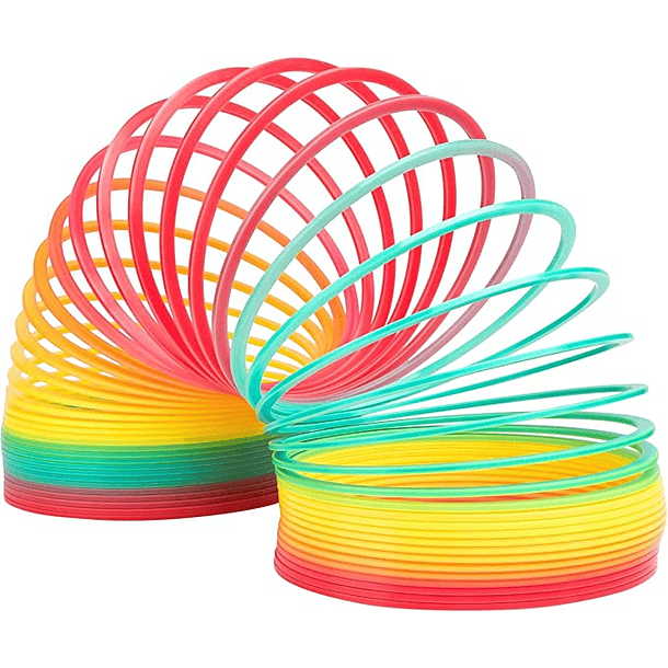 Resorte Magico Slinky Juguete Aerodinamico Antiestres 11