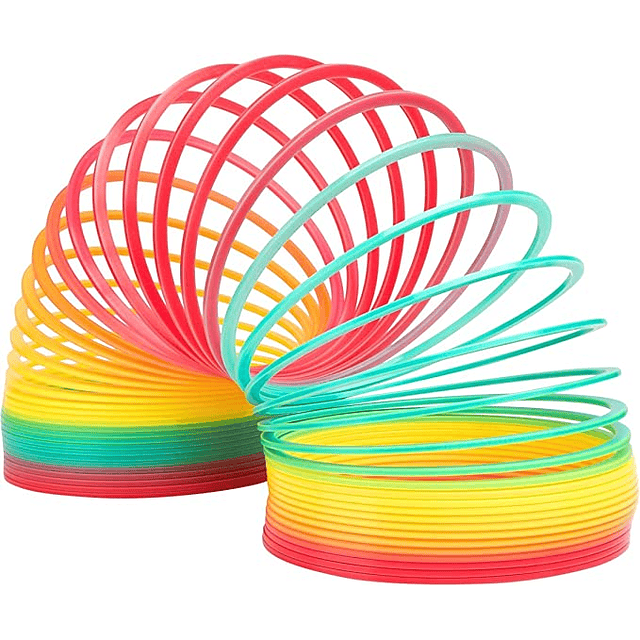 Resorte Magico Slinky Juguete Aerodinamico Antiestres