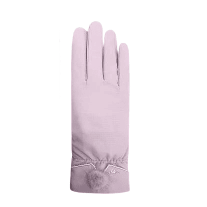 Guantes Inviernos para mujer Termicos Con bonito Accesorio 4