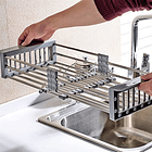 Escurridor De Platos Plegable Ajustable Para Cocina/verduras 6