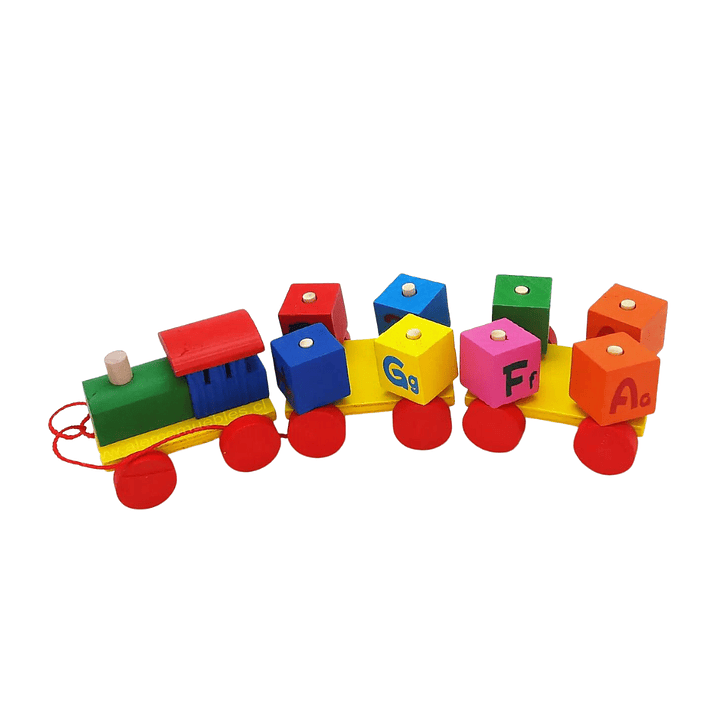 Juego Didáctico De Tren Encaje Para Niños 4