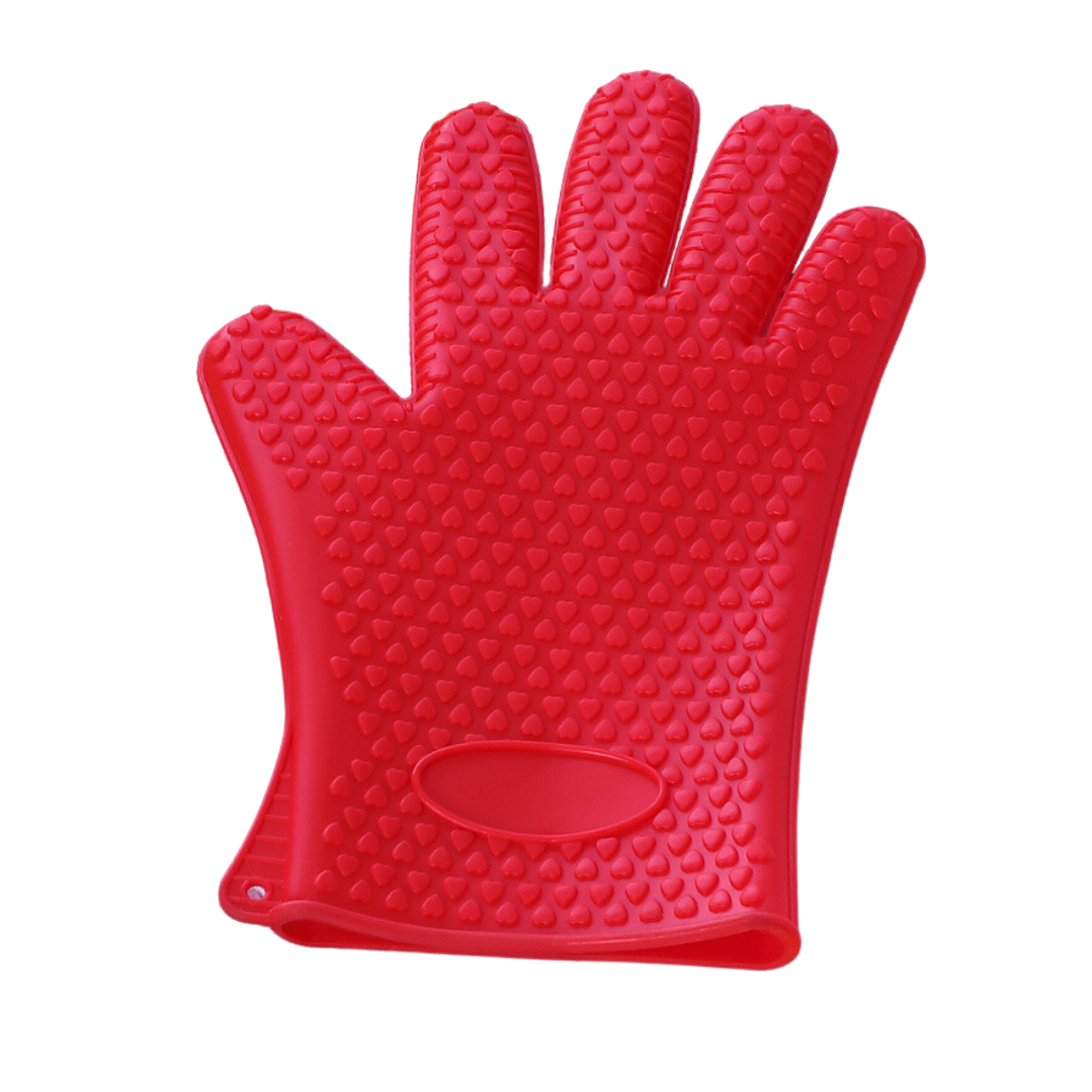 Guantes De Silicona Horno Toma Olla Guante Protector Cocina 3