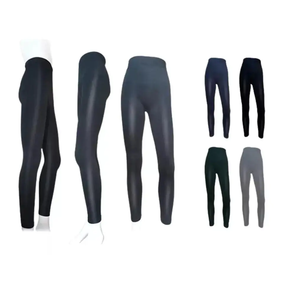 Calza Lola Con Polar Elasticada Sin Costura Talla Única 2