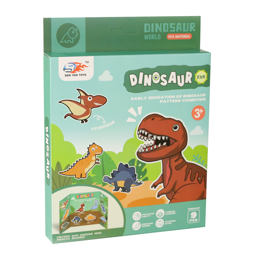 Rompecabeza Puzzles Dinosur Eva Juegos Para Niños 3+ 1