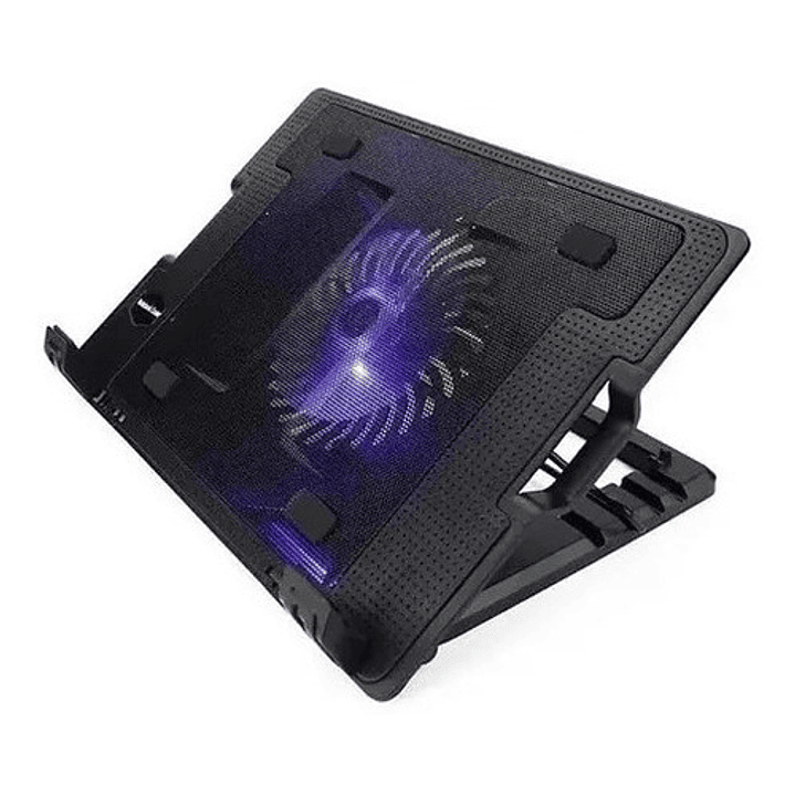 Soporte Notebook Portátil Plegable Ventilador Led Ergostand 1