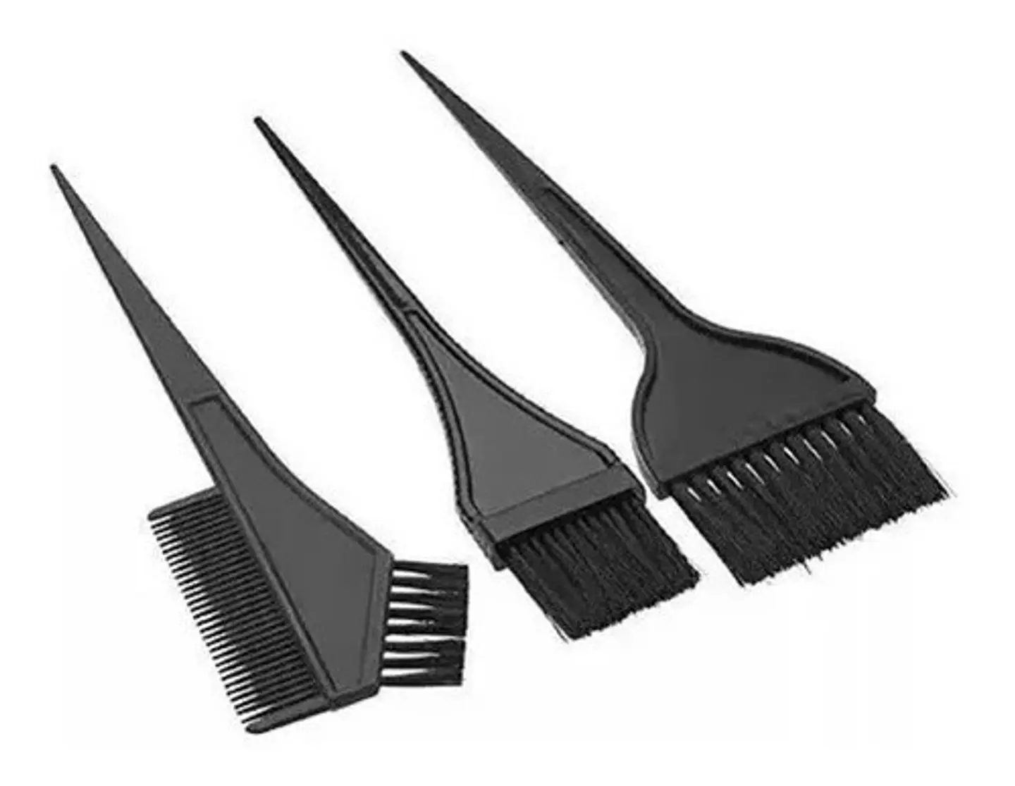 Kit De Peluquería Pocillo + 3 Brochas Peluquería Teñir Pelo 4