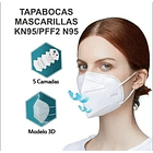 Pack 10 Unidades Mascarilla Kn95 Certificadas Ce Fda 5 Capas 3